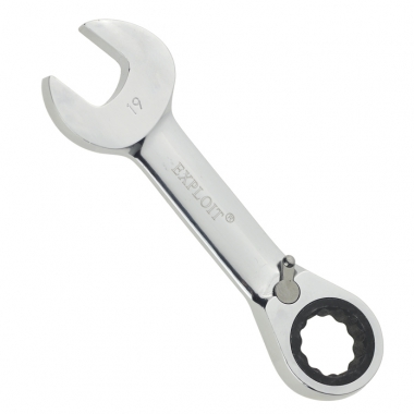 EXPLOIT 两用棘轮扳手 10-19MM开口梅花扳手 快速扳手工具 020581