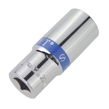 EXPLOIT 台湾制造12 6角公制镜面蓝带 长套筒扳手 022907