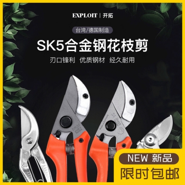 园艺剪刀花剪修枝剪树枝剪家用强力省力修花卉小植物果树园林剪子