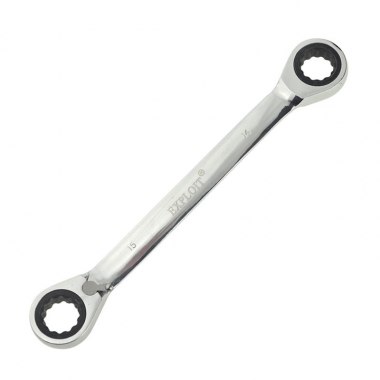 开拓 双头两用扳手 多功能快速棘轮扳手 梅花扳手维修工具 020554