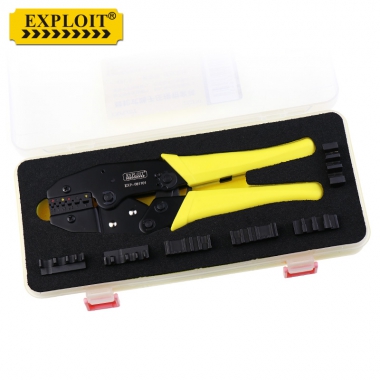 开拓 棘轮式端子压线钳 多功能压线钳冷压端子钳 压接管型端子钳