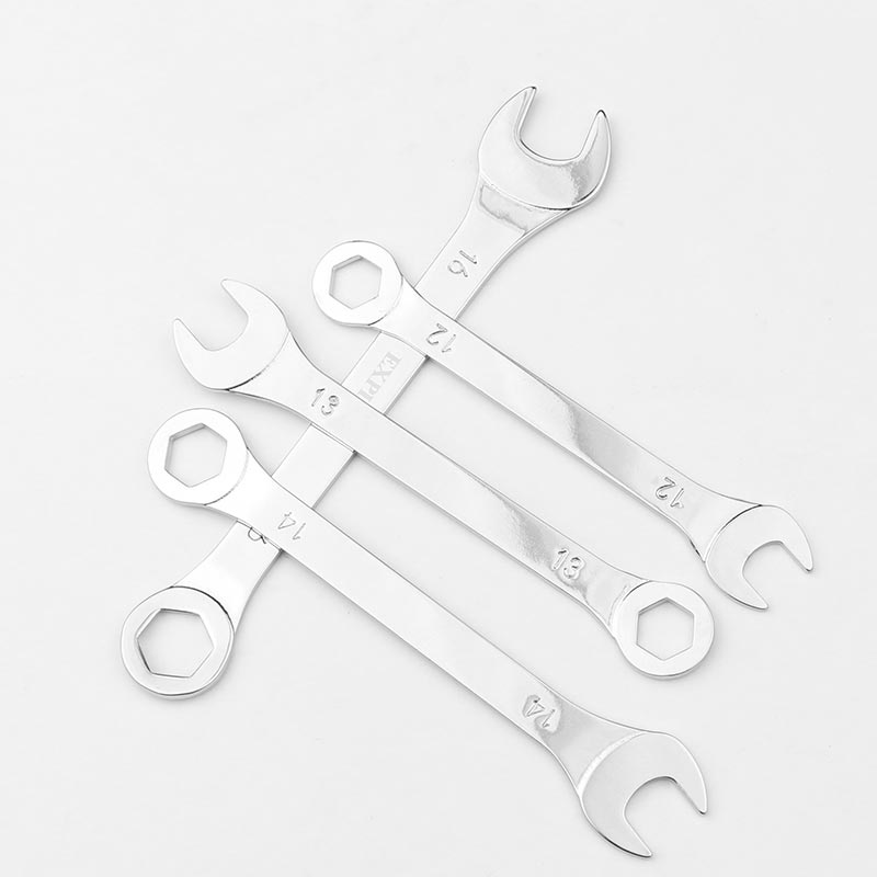 超薄两用开口梅花扳手薄型薄款10号13大全10mm15的30组合工具套装