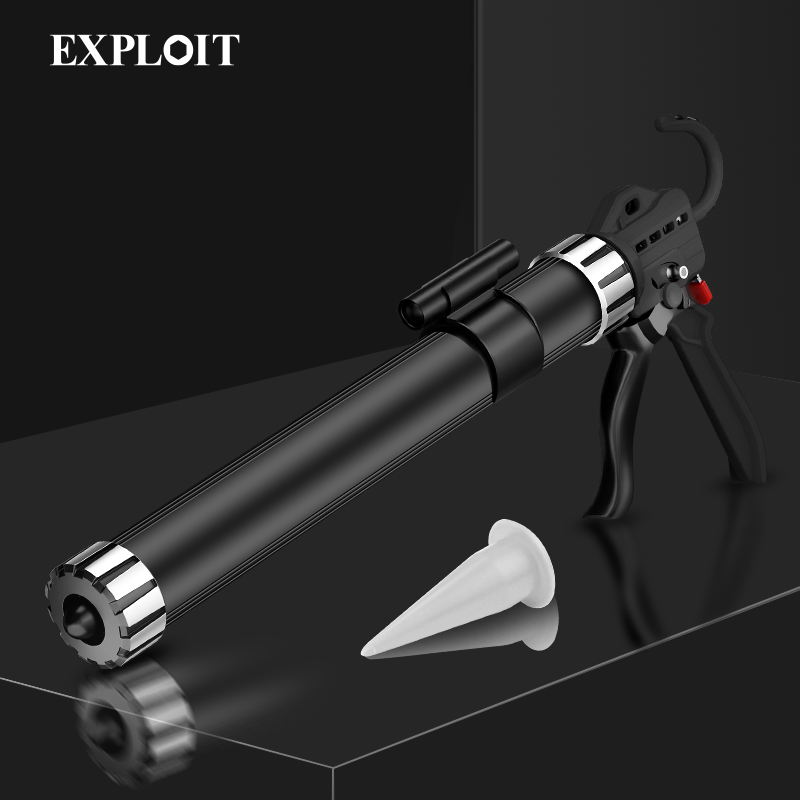 玻璃胶枪省力专用十九轴承结构胶自动断胶硅胶枪密封软胶打胶枪一