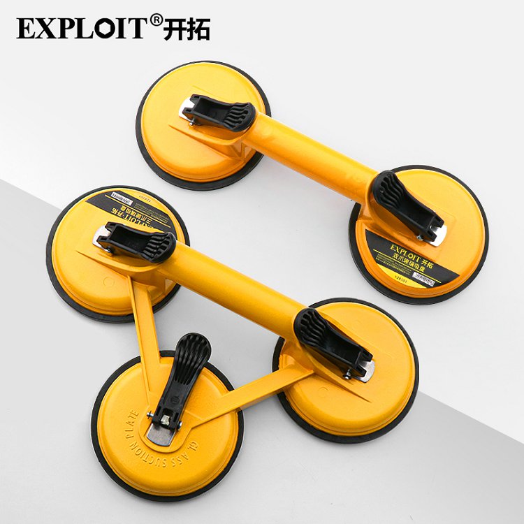 玻璃吸盘强力重型瓷砖集成吊顶地板天花板专用多功能三爪吸盘工具