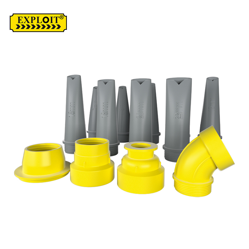 V型胶嘴打胶嘴打胶神器结构胶玻璃胶可拆卸枪嘴门窗外墙美缝专用