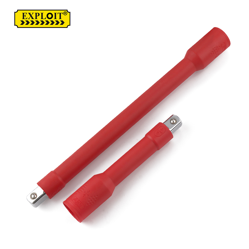 开拓 绝缘套筒接杆VDE认证1000V耐高压新能源汽车维修扳手加长杆