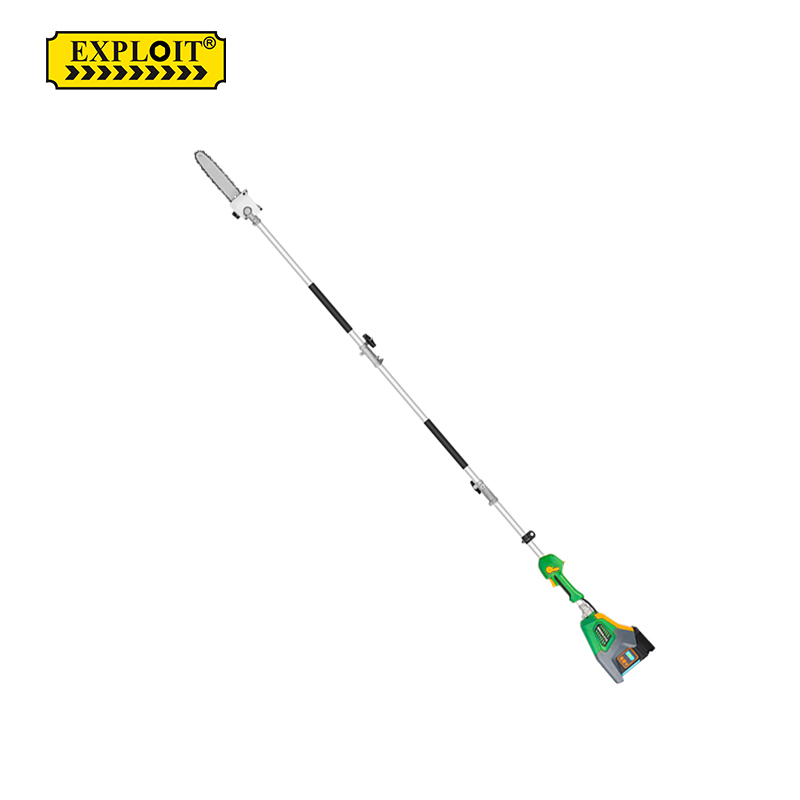 开拓电动锂电高枝锯60V大容量锂电池大功率电机高空修剪树枝