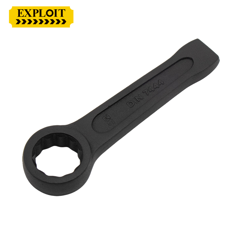 开拓敲击梅花扳手打击扳手单头重型高碳钢单头无火花维修工具