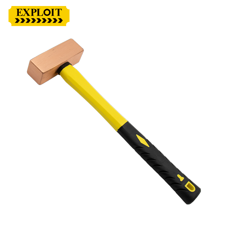 开拓防爆紫铜方锤0.5-5kg纯铜四方锤防爆榔头手锤无火花安全设计