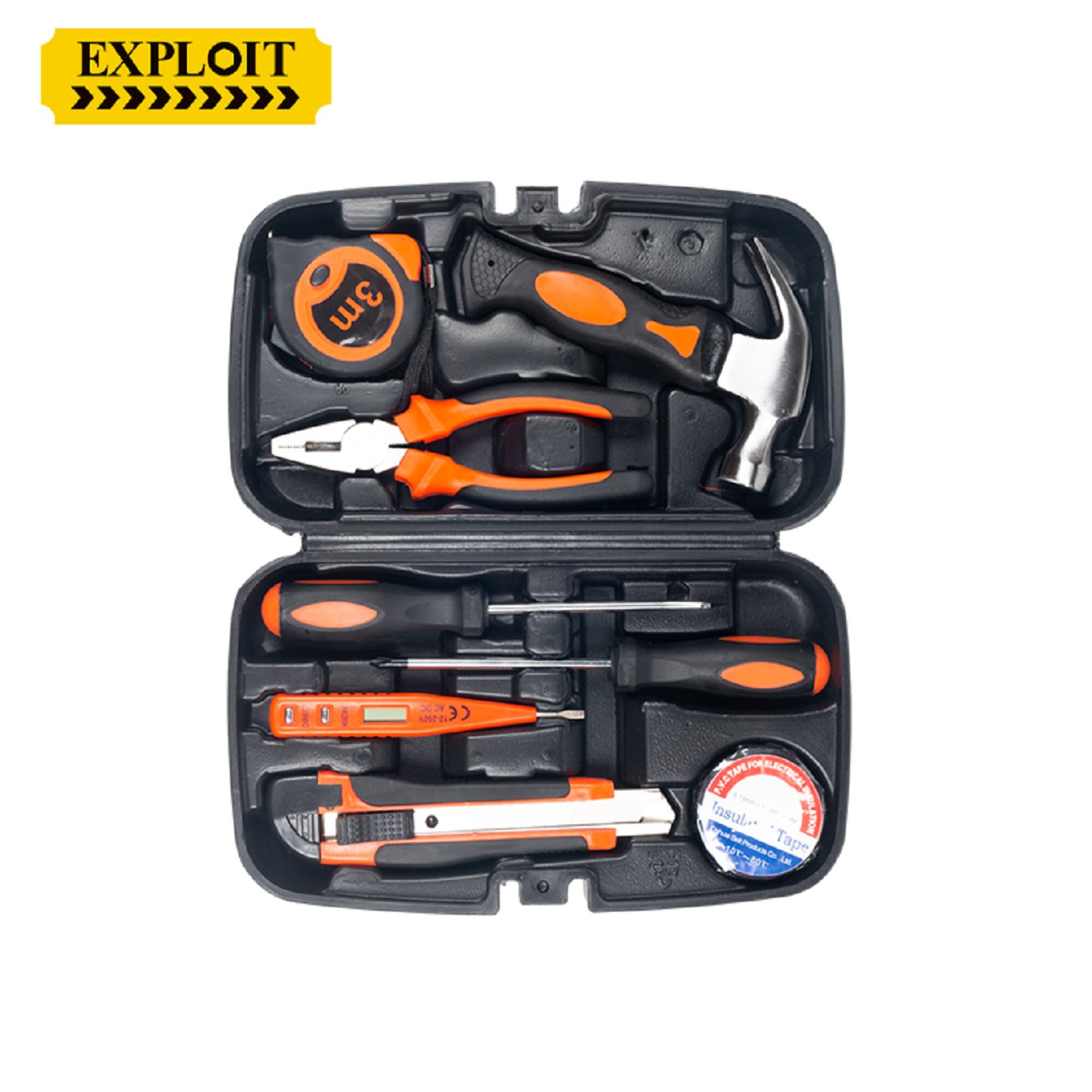 家用工具箱家庭维修老虎钳螺丝刀锤子修理大全全套五金组合套装