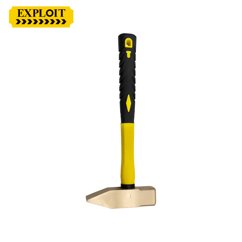 开拓防爆钳工锤无火花铝青铜纯铜大锤小锤防爆工具榔头铜锤子