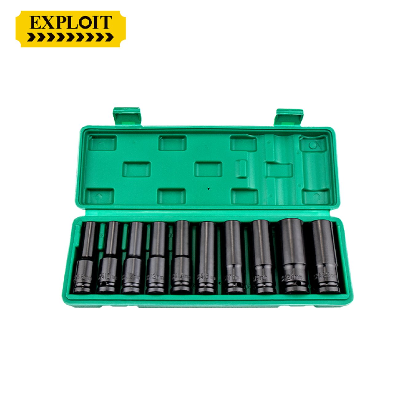 开拓1/2大飞电动扳手气动套筒头套装全套大全加长8-32mm风炮套筒