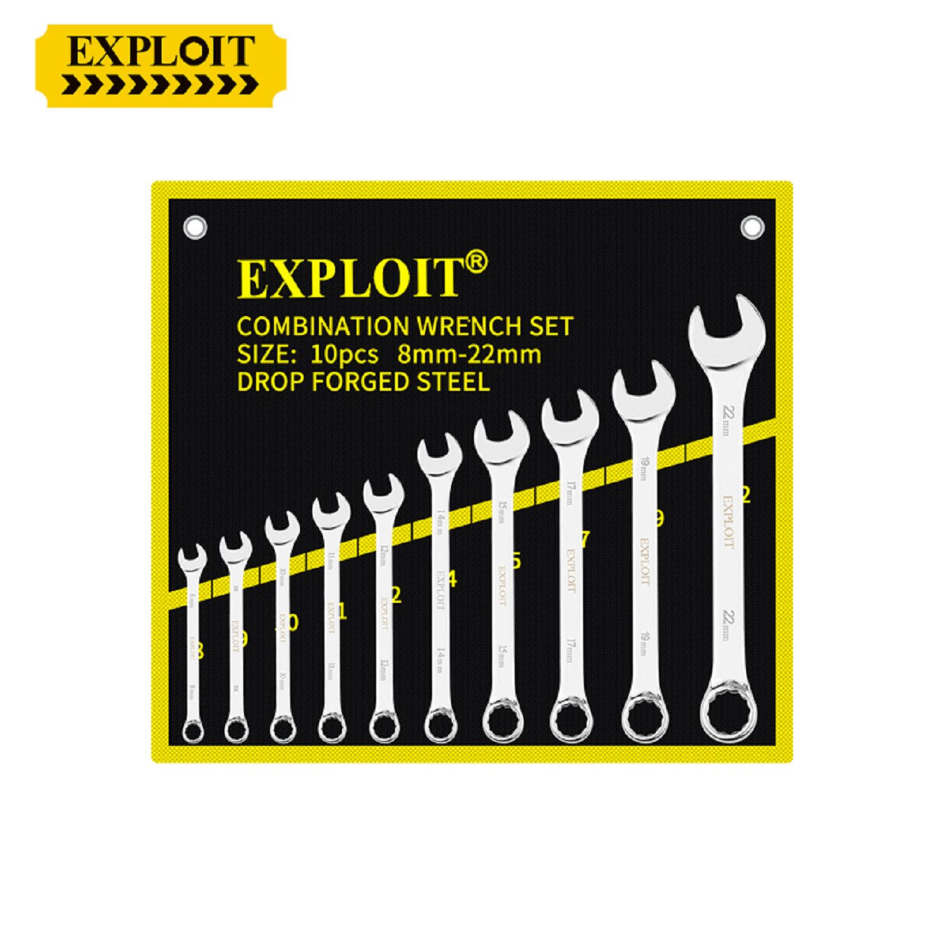 开拓双头梅花扳手套装加长高强度眼镜板子全套五金工具大全整套