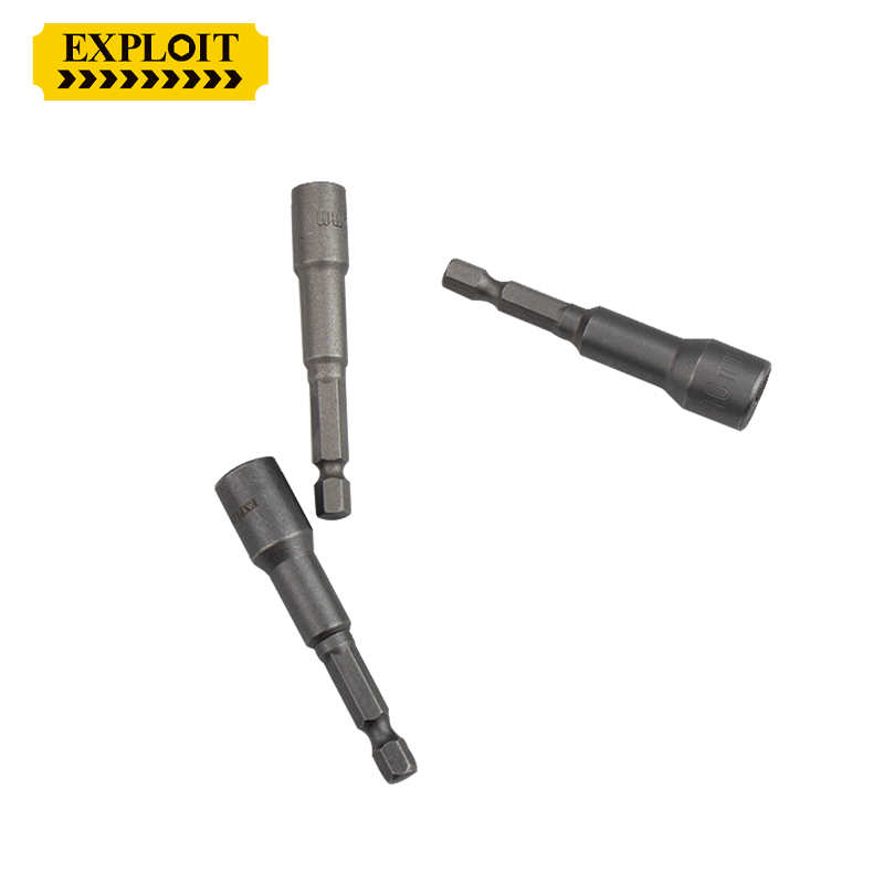 套筒批头六角柄批头8mm电钻电动批头磁性气动内6角强磁10mm套筒