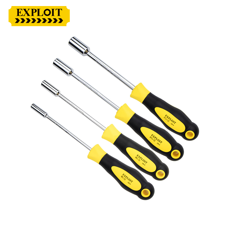 开拓套筒螺丝刀台湾制造8外六角12mm10螺丝批6角套筒起子维修工具