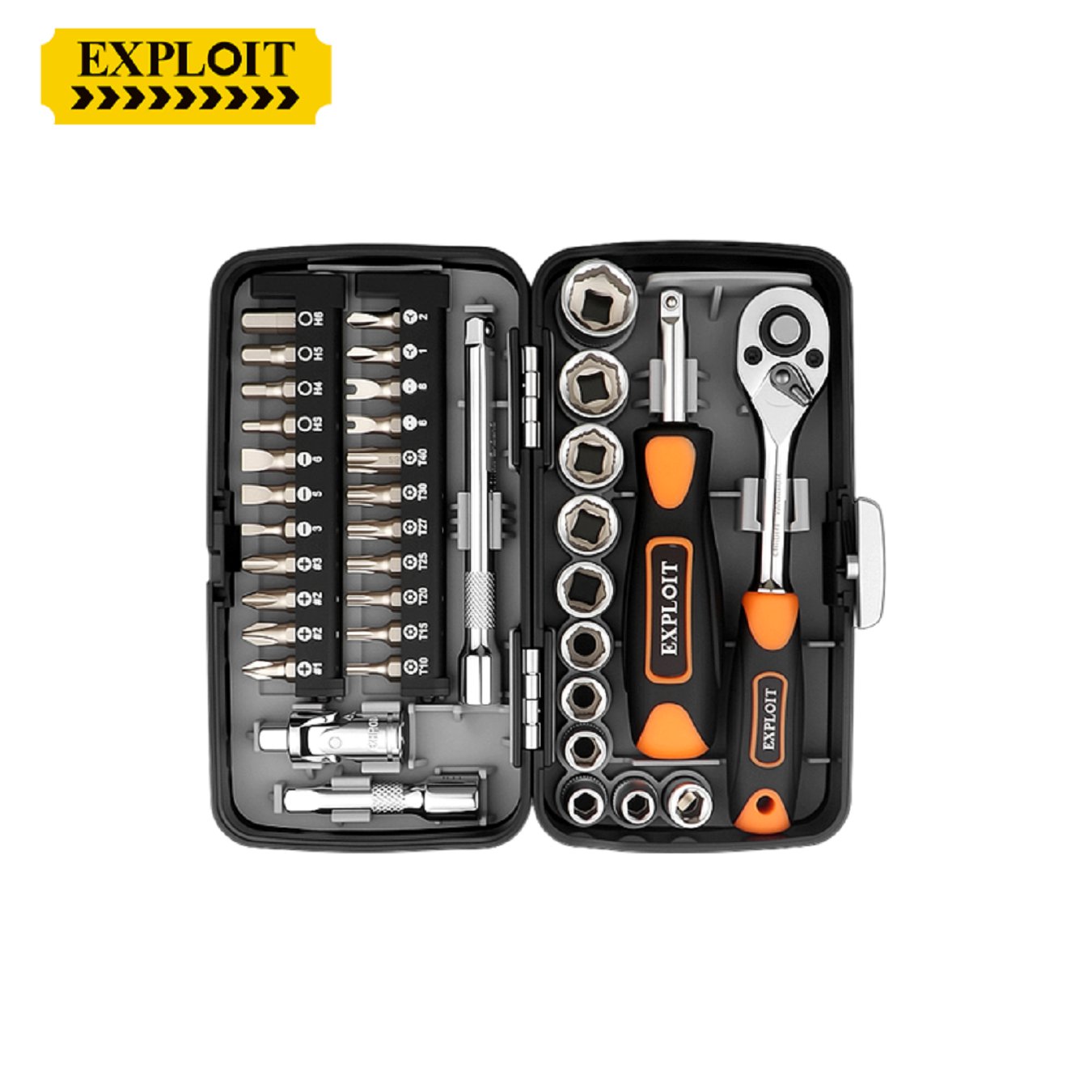 开拓台湾棘轮扳手摩托套装便携套筒螺丝刀多功能起子维修专用工具