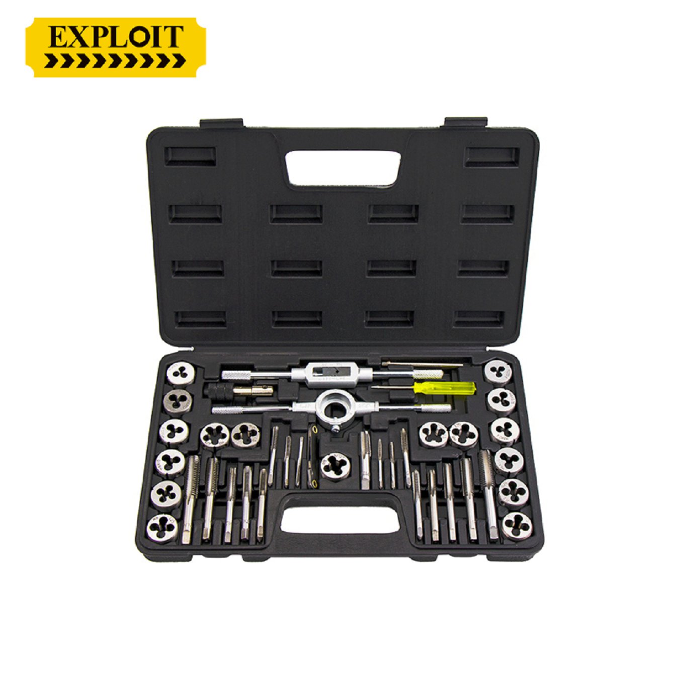 开拓 多功能丝锥扳手套装 板牙套装 手用丝攻绞手组合套装 023501