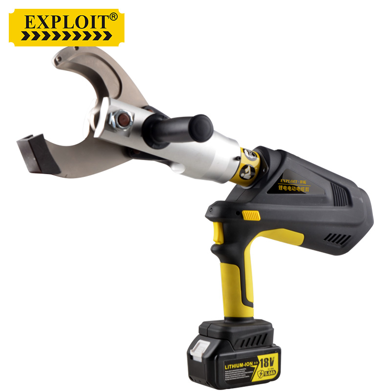 开拓电动液压电缆剪锂电充电式剪线钳断线钳压接钳工业用钳子专用